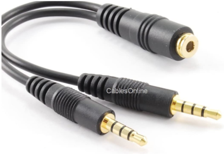 Plugging headphones into online microphone jack