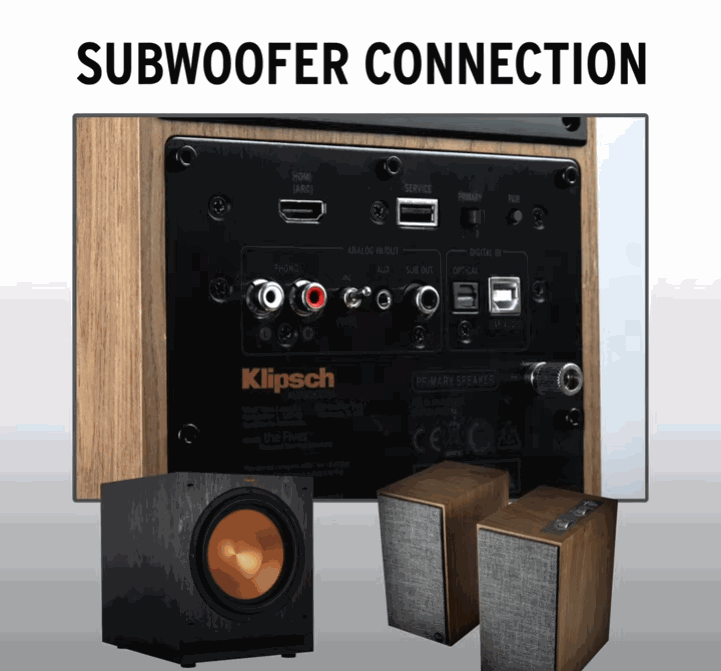 how to connect klipsch speakers to computer